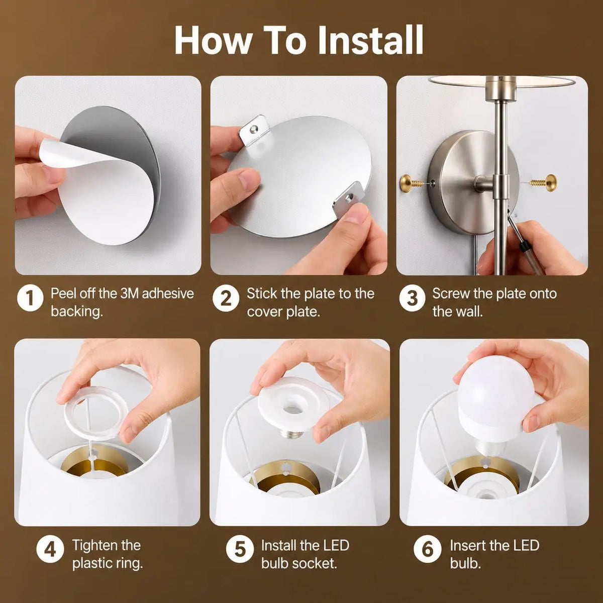 Luna Wireless Dimmable Wall Lights – additional product view