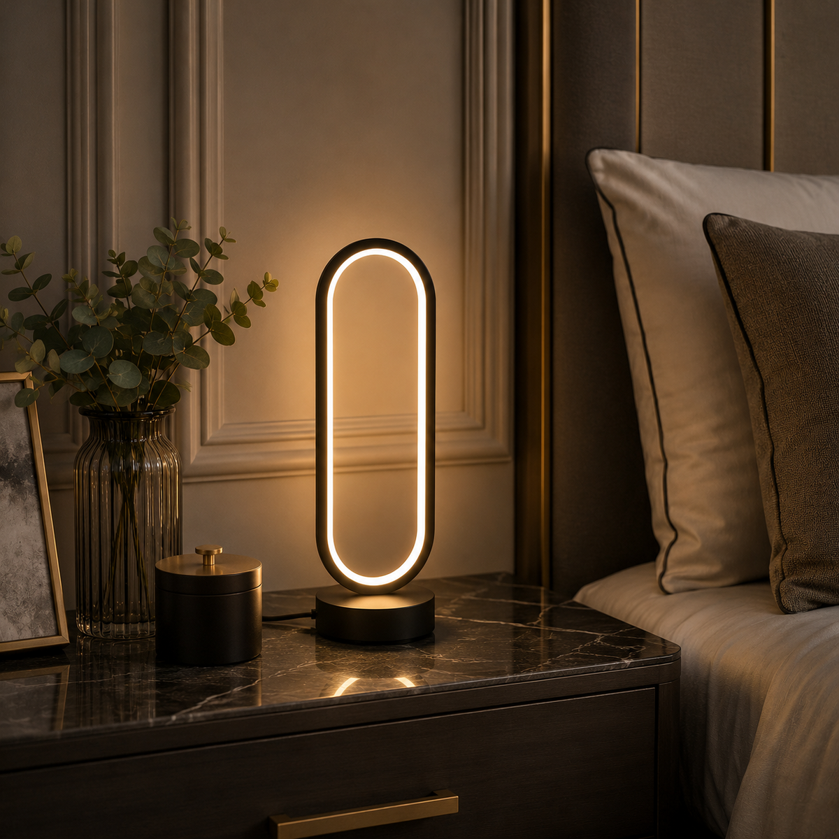 Arc Glow LED Bedside Lamp – alternate product view