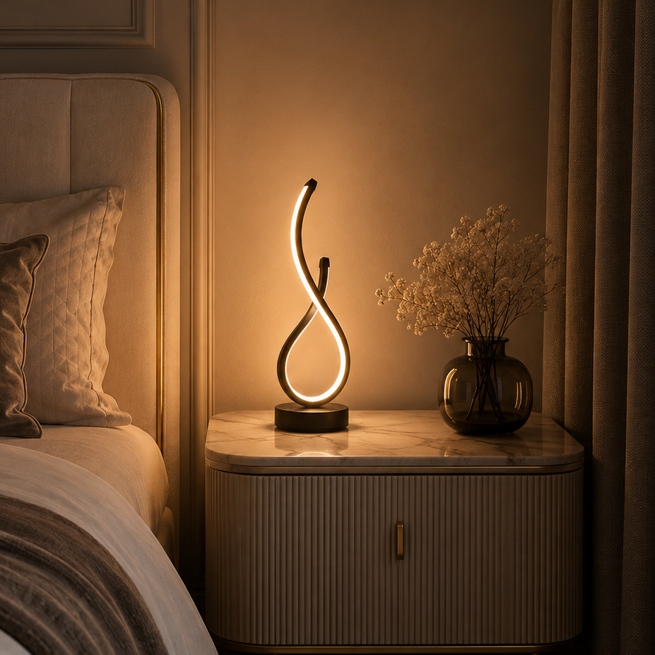 Halo Curve LED Table Lamp – alternate product view