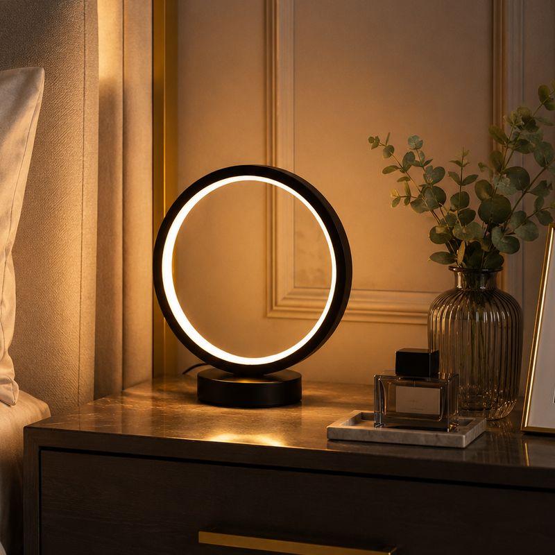Varenmere Halo Ring Dimmable LED Table Lamp